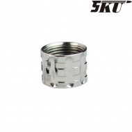 Silver type d cover pistol outer barrel for 14mm ccw 5ku (5ku-gb-451-s)