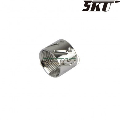 Silver type a cover pistol outer barrel for 14mm ccw 5ku (5ku-gb-457-s)