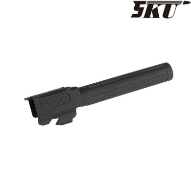 9ine style black outer barrel for pistol g17/g18 5ku (5ku-gb-459-bk)