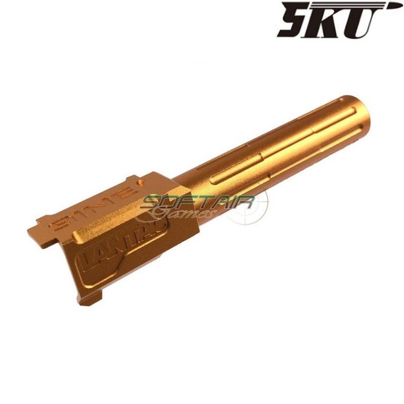 Canna esterna 9ine style gold per pistola g19 5ku (5ku-gb-469-g)