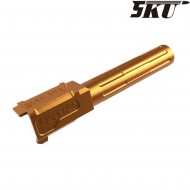 9ine style gold outer barrel for pistol g19 5ku (5ku-gb-469-g)