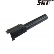 9ine style black outer barrel for pistol g19 5ku (5ku-gb-469-bk)