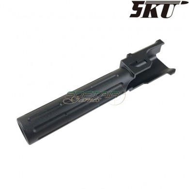 9ine style black outer barrel for pistol g19 5ku (5ku-gb-469-bk)