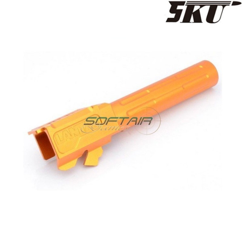 Canna esterna 9ine style gold per pistola vfc/umarex g19 5ku (5ku-gb-472-g)