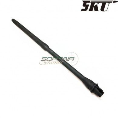 Black mid-lenght outer barrel 18" for aeg m4 5ku (5ku-134)