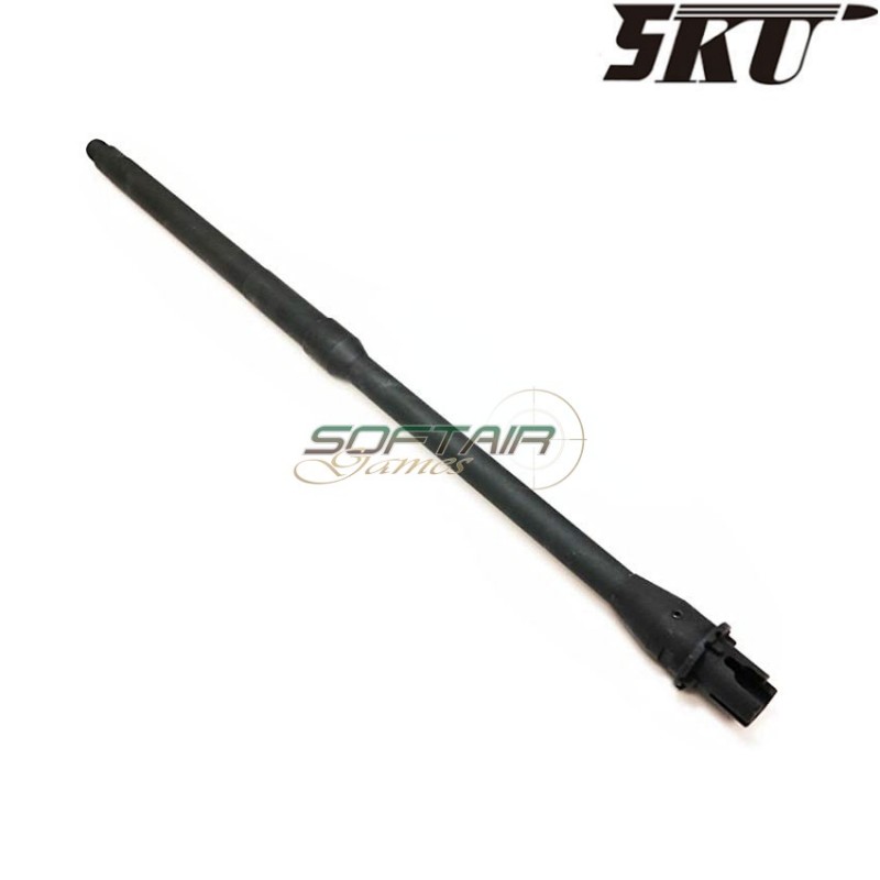 Black mid-lenght outer barrel 18" for aeg m4 5ku (5ku-134)