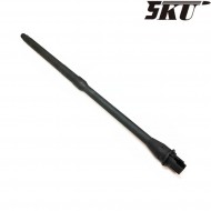 Black mid-lenght outer barrel 18" for aeg m4 5ku (5ku-134)