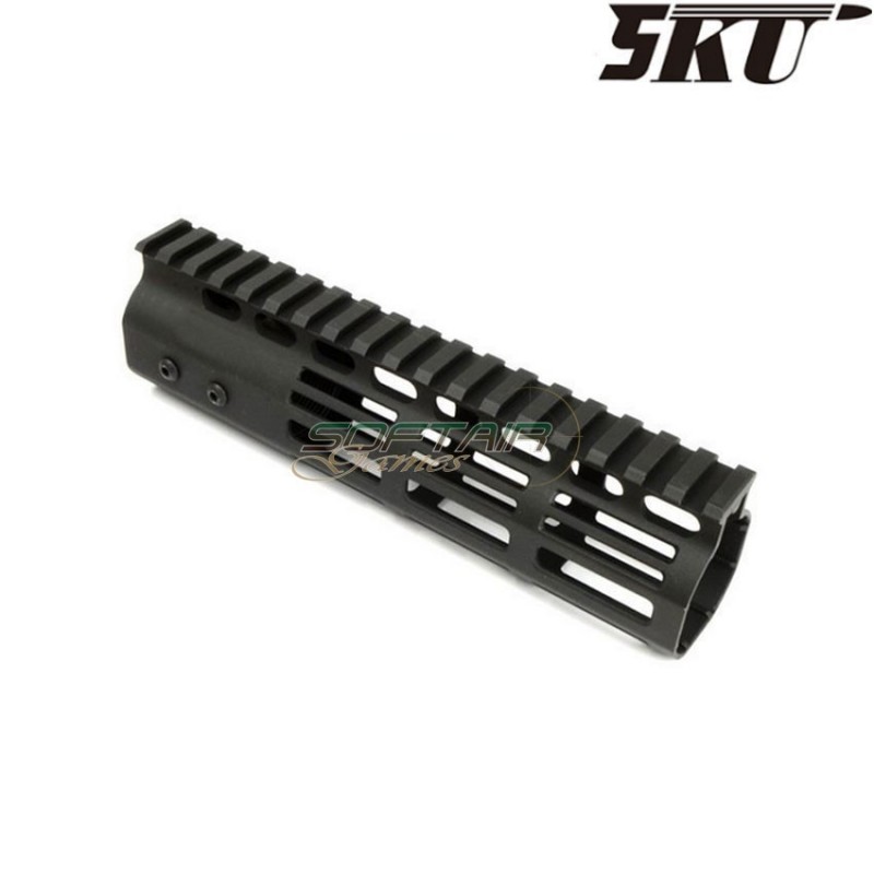 Aluminum nsr 7" LC rail black 5ku (5ku-234-7)
