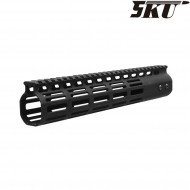 Aluminum nsr 11" LC rail black 5ku (5ku-234-11)