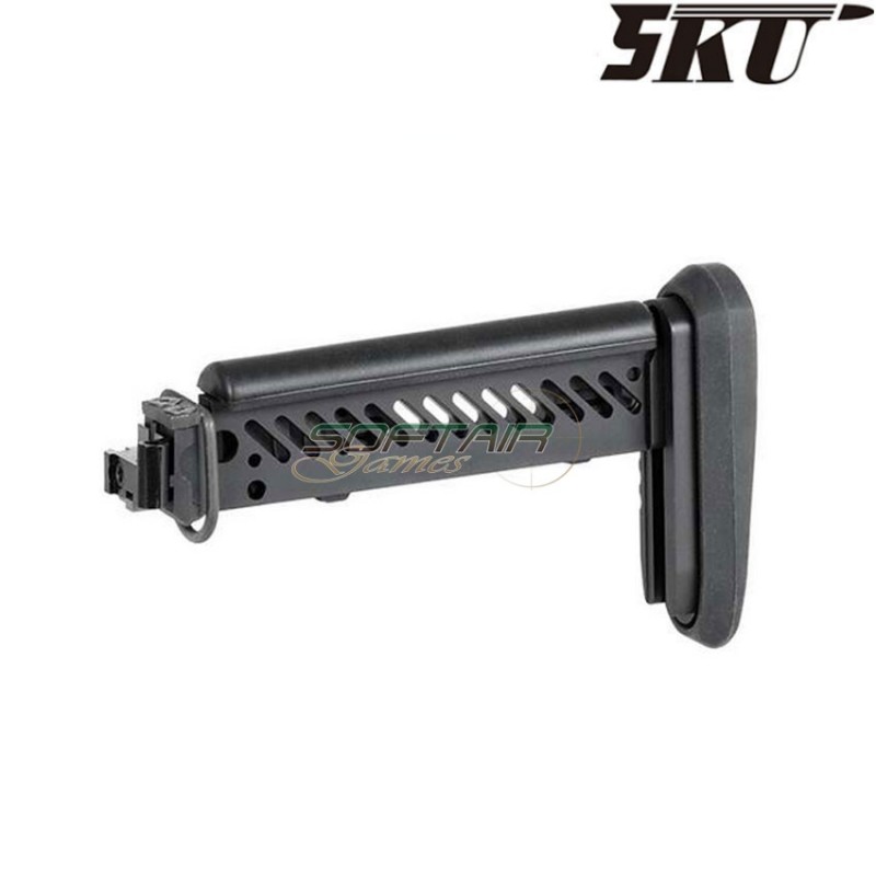 ZENITCO style PT-1 GEN.2 folding stock black for ak e&l electric gun 5ku (5ku-263)
