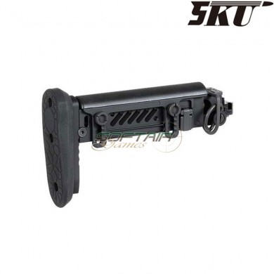 ZENITCO style PT-1 GEN.2 folding stock black for ak e&l electric gun 5ku (5ku-263)