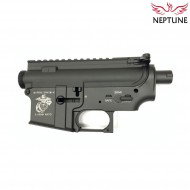 Body m4 aeg black in metallo marine type neptune (nte-001b)