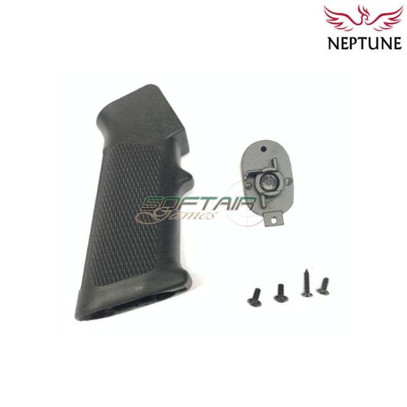 Grip m4 type black for aeg neptune (nte-013)