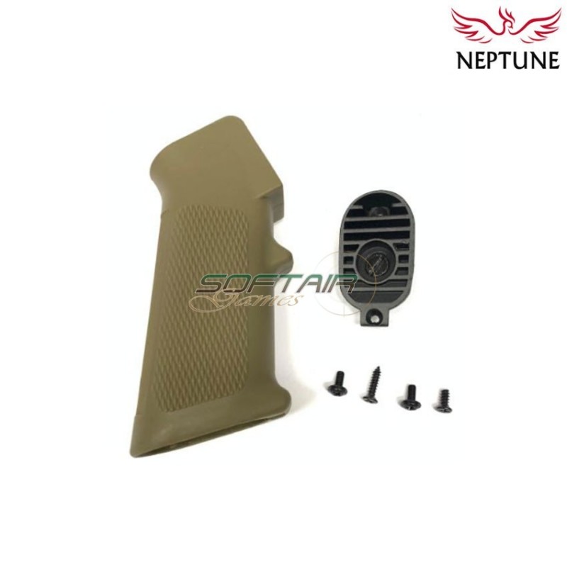 Grip m4 type dark earth for aeg neptune (nte-013-de)