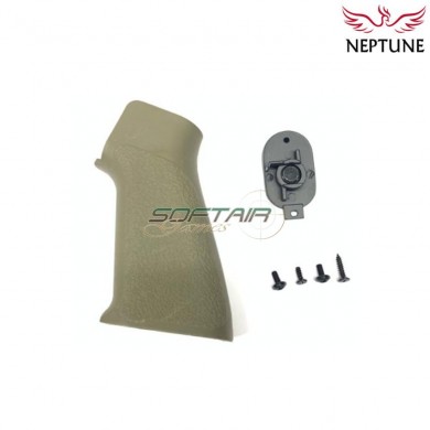 Grip 416 type dark earth per aeg neptune (nte-102-de)