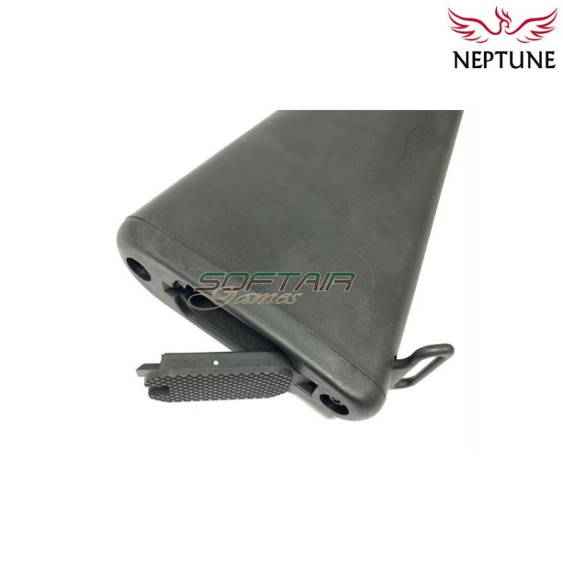 Fixed stock long m16 type 3 black for aeg neptune (nte-189)