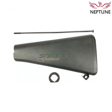 Calcio fisso lungo m16 type 3 black per aeg neptune (nte-189)