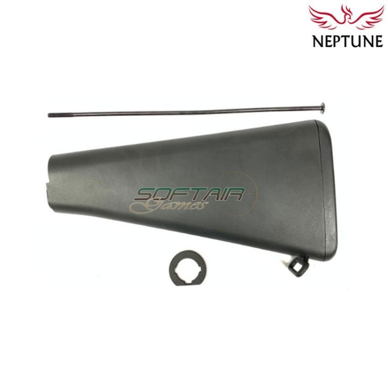 Calcio fisso lungo m16 type 3 black per aeg neptune (nte-189)