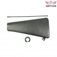 Calcio fisso lungo m16 type 3 black per aeg neptune (nte-189)