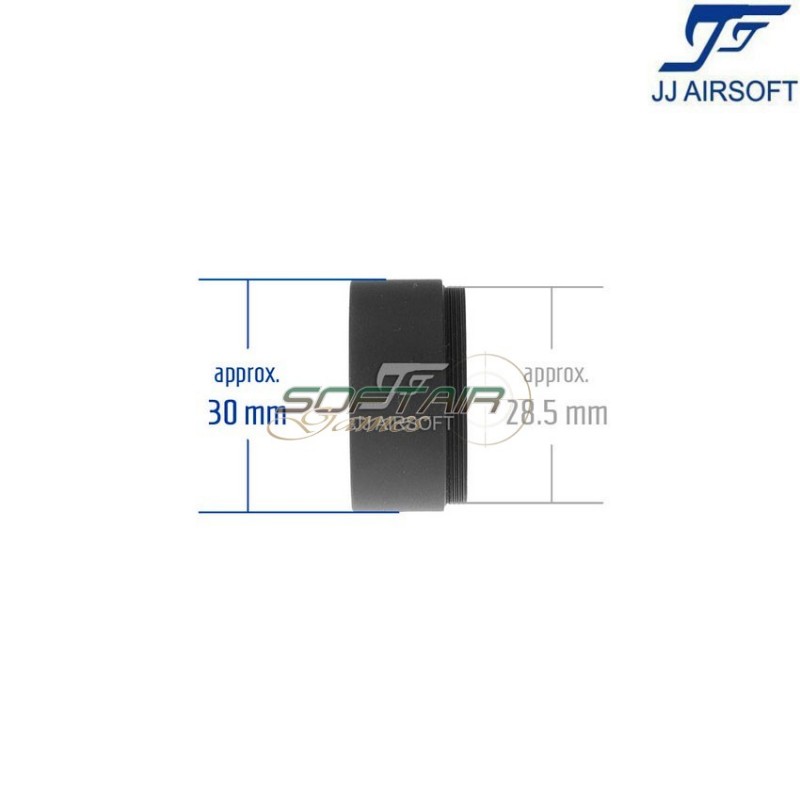 Killflash for 1-4X24 scope Black jj airsoft (ja-5302-bk)