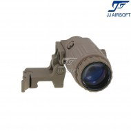 Magnifier 3x g33 et style tan jj airsoft (ja-5348-tan)