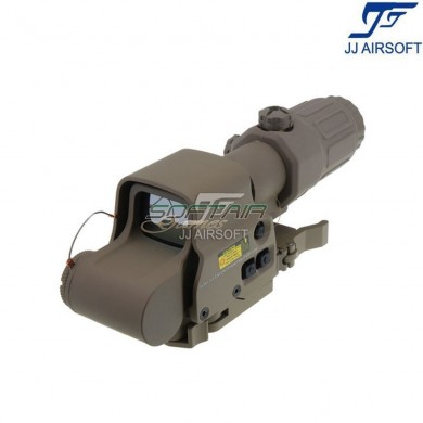 Combo set g33 c/killflash & xps 3-2 tan jj airsoft (ja-5358-tan)