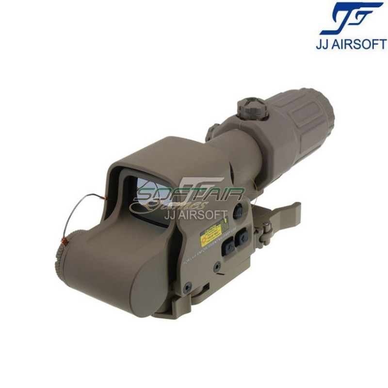 Combo set g33 c/killflash & xps 3-2 tan jj airsoft (ja-5358-tan)