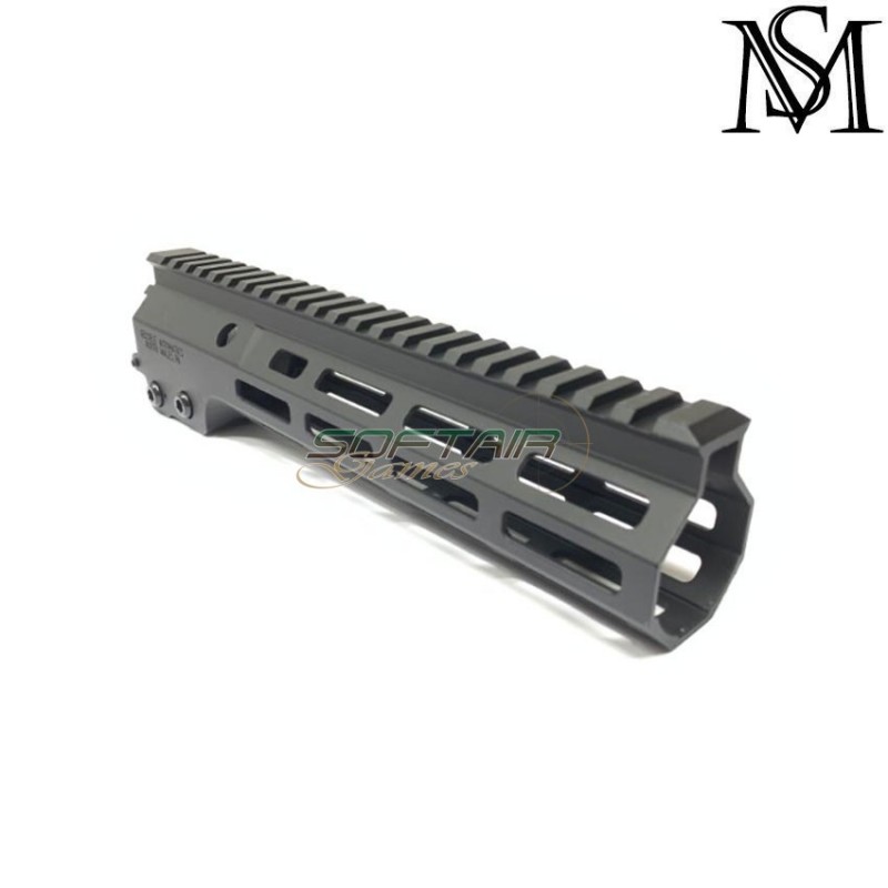 Mk16 rail 9.5" aeg geissele style black LC milsim series (ms-203-bk)