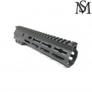Mk16 rail 9.5" aeg geissele style black LC milsim series (ms-203-bk)