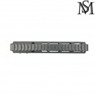 Mk16 rail 9.5" aeg geissele style black LC milsim series (ms-203-bk)