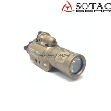Flashlight x400v dark earth sotac gear (sg-sd-011-de)