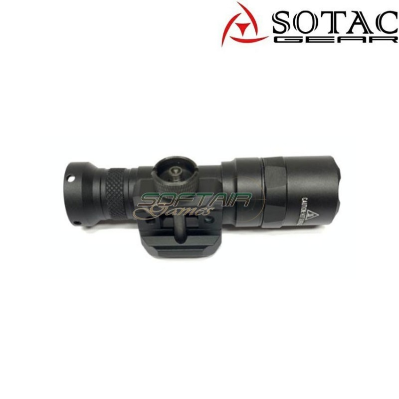 Flashlight m300b black sotac gear (sg-sd-013-bk)