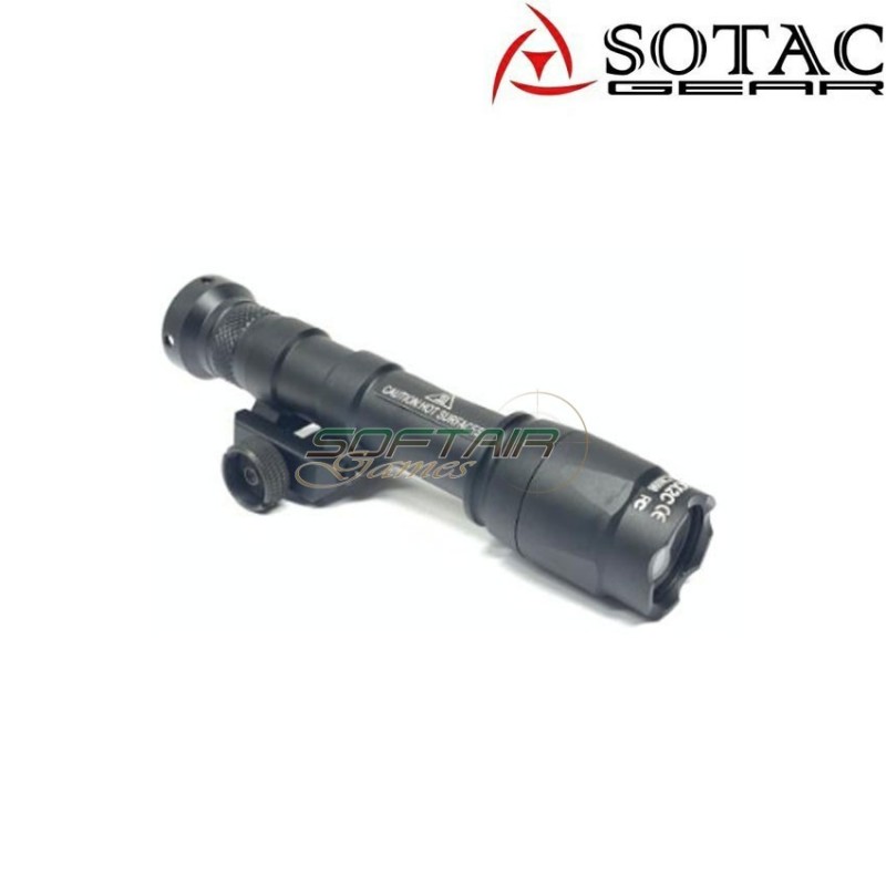 Flashlight m600c black sotac gear (sg-sd-021-bk)