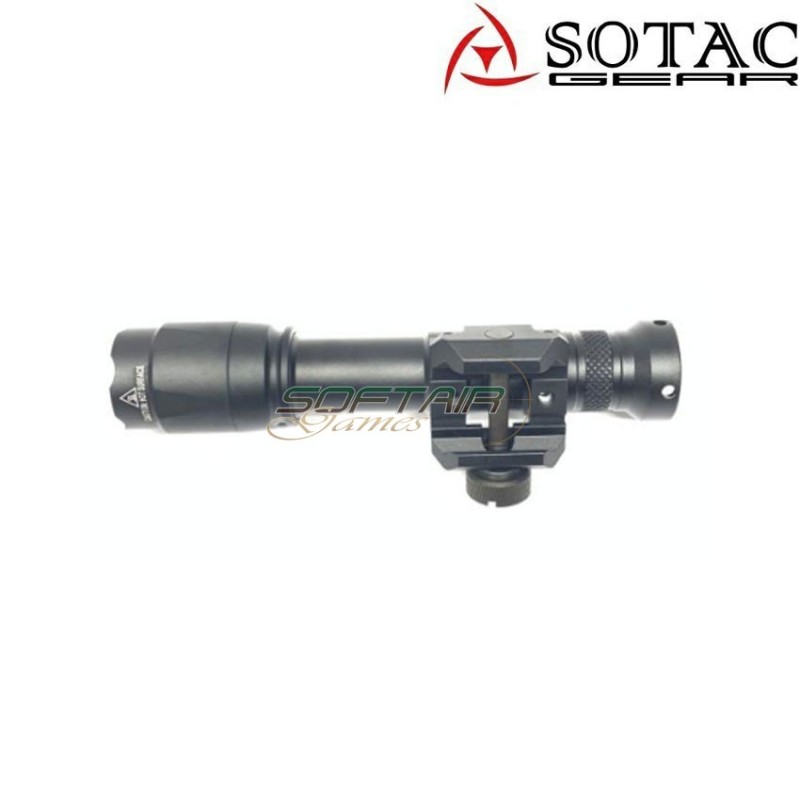 Flashlight m600c black sotac gear (sg-sd-021-bk)