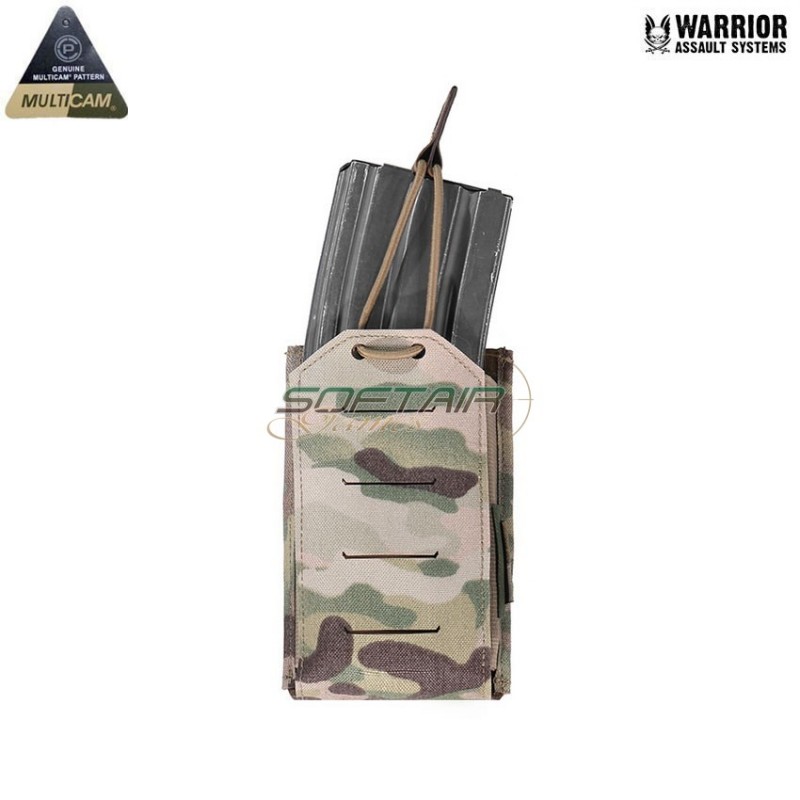 Laser cut Single Fast Open M4 5.56mm Magazine Pouch Multicam® Warrior Assault Systems (w-lc-sb-556p-mc)