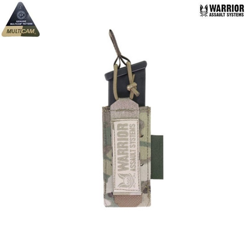 Laser cut single bungee pistol pouch Multicam® Warrior Assault systems (w-lc-sbpp-mc)