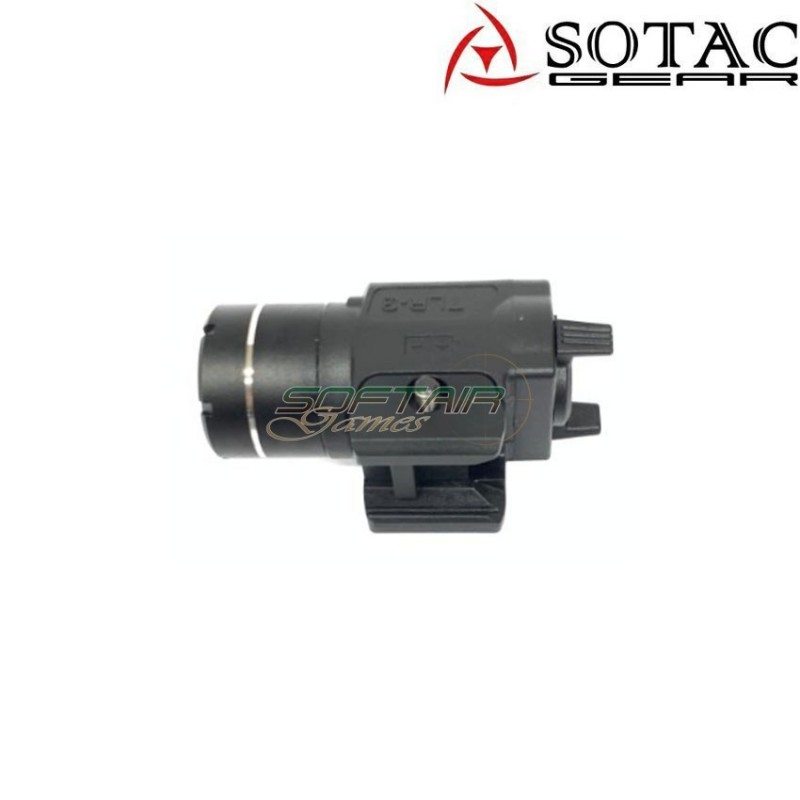 Flashlight tlr-3 black sotac gear (sg-sd-80-tlr3)