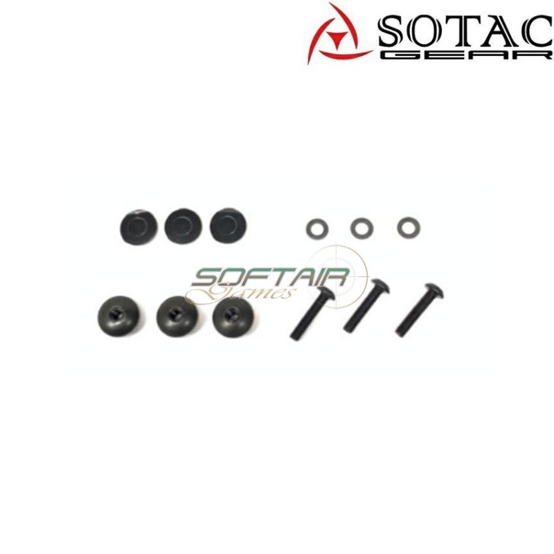 Mount helmet l4g19 with shroud set black sotac (sg-l4g19-bk)