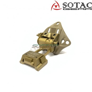 Mount elmetto l4g19 con shroud set dark earth sotac (sg-l4g19-de)