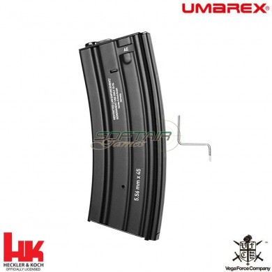 Hi-cap magazine hk 320bb black for aeg 416/a5/m27 iar vfc umarex (um-2.5647.1)