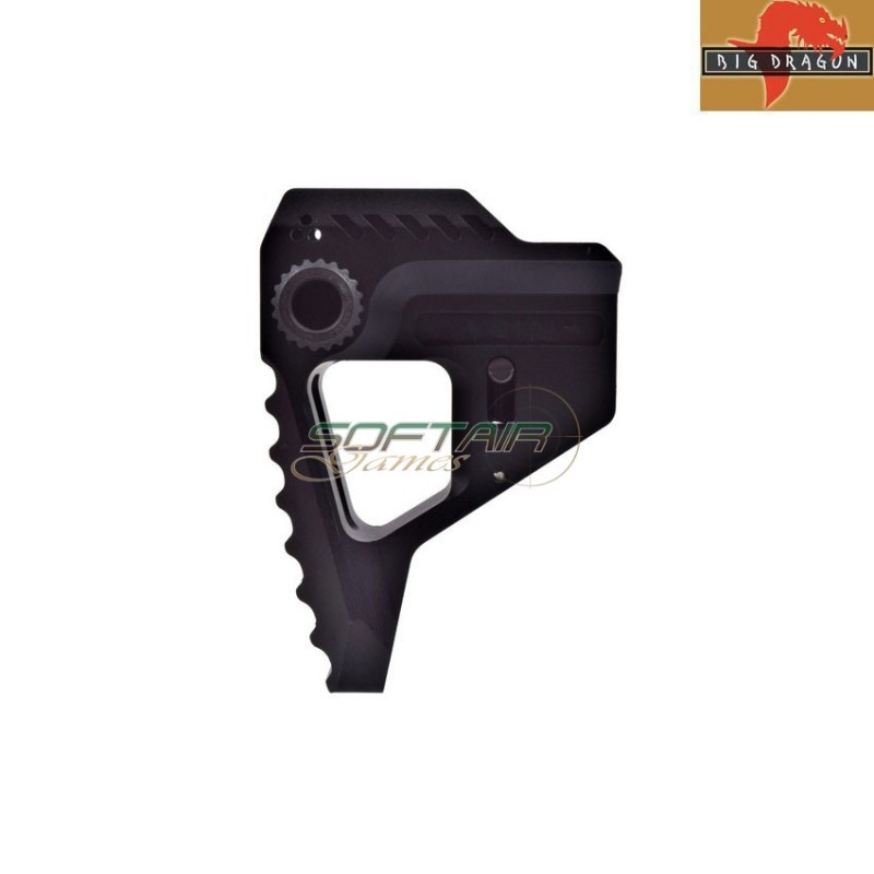 Parte posteriore calcio black per tubo calcio big dragon (bd-3677b)