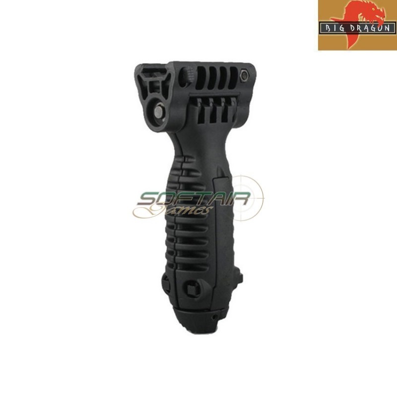Impugnatura con bipiede black big dragon (bd-0134b)