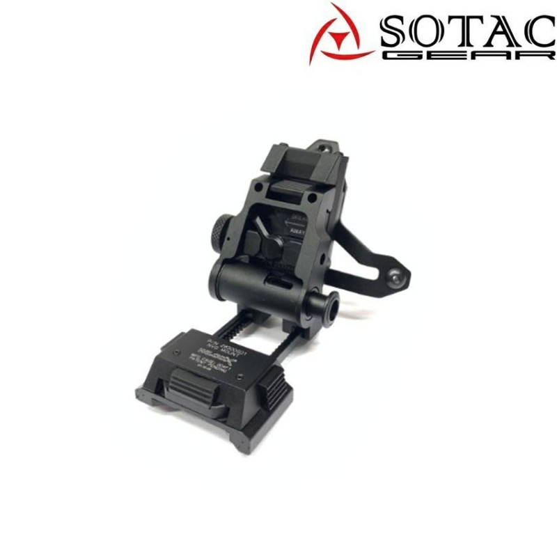 Mount elmetto l2go5 con shroud set black sotac (sg-l2go5-bk)