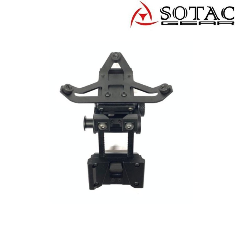 Mount helmet l2go5 with shroud set black sotac (sg-l2go5-bk)