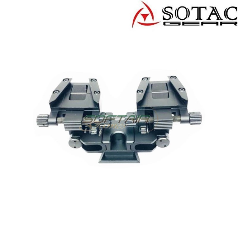 Mount helmet pvs bridge black sotac (sg-sm-2-bk)