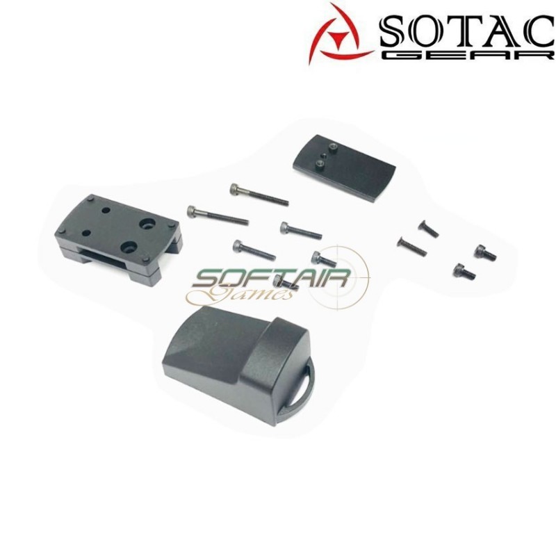 Rms dot led sight black sotac (sg-rms-m-006-bk)
