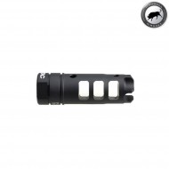 LANTAC licensed Dragon flash hider 14mm CCW black madbull (mb-lan-dra-com-ccw)