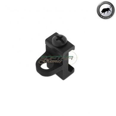 Anello cinghia black loop orrizzontale madbull (mb-sa-01)