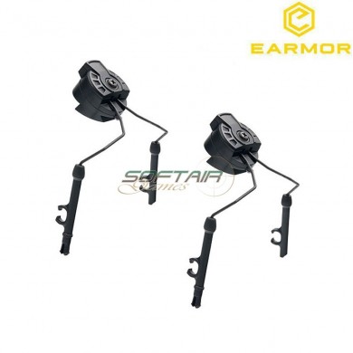 Set 2 Arc Model Helmet Rail Attachment Kit for peltor Earmor (ea-m11-peltor)