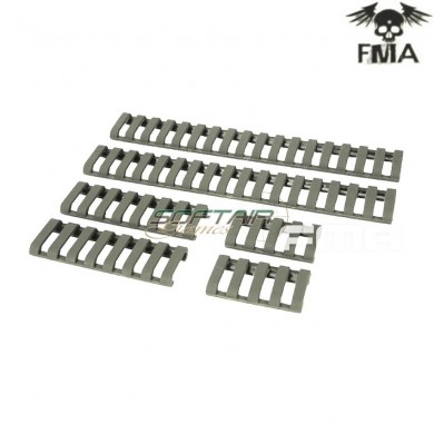 Set 6 Soft Rail Cover Foliage Green Fma (fma-tb1049-fg)